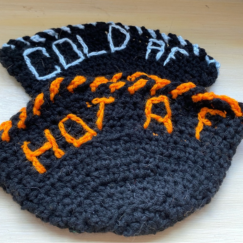 Funny bowl cozy set